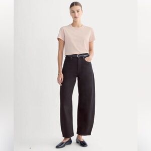 Everlane Soft Rose The Box Cut Tee In Essential Cotton Size Small